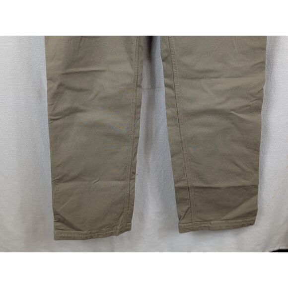 Duluth Trading Co Flex Fire Hose Relaxed Fit Pants Khaki Men's Size 36x34 - Picture 4 of 12